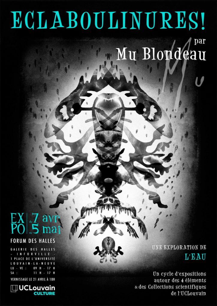 Mu Blondeau Eclaboulinures! Affiche Expo UCLouvain
