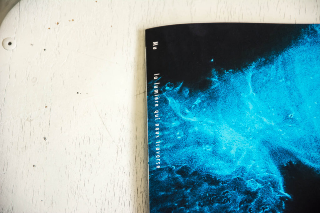 La lumière qui nous traverse livre Mu Art Bioluminescent Muriel Blondeau