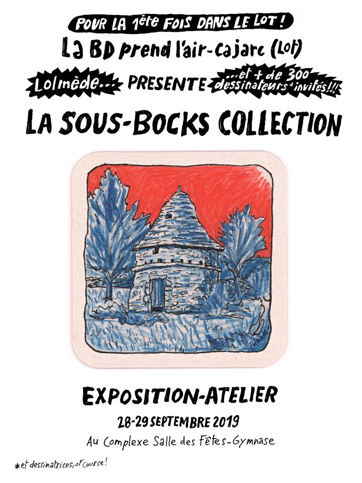 Sous-bock Cajarc Lolmède Mu