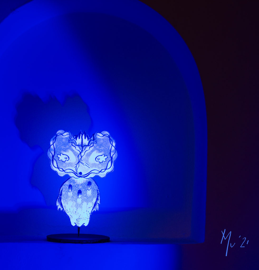 Muriel Blondeau Les Marionnettes de la Trame du Destin Bioluminescence