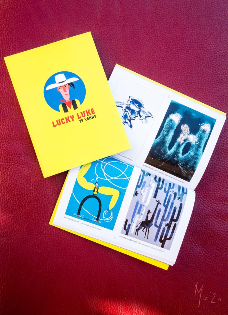 Mu Blondeau participation Lucky Luke 75 Years
