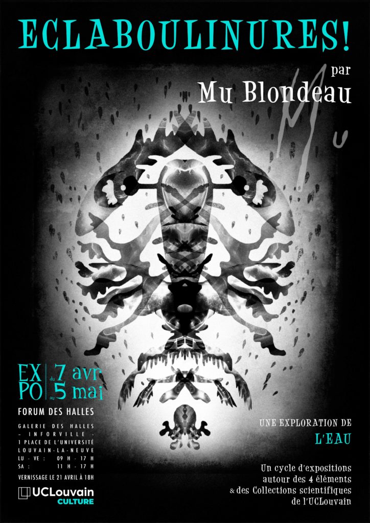 Mu Blondeau Eclaboulinures! Affiche Expo UCLouvain